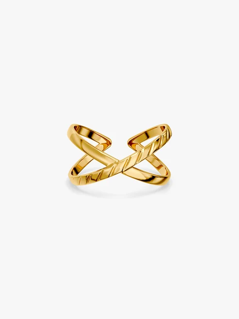 Orbit Gold Plated Ring - Image 3